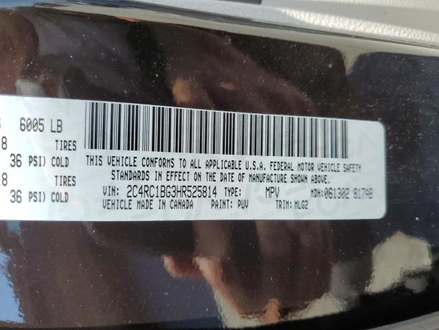 2C4RC1BG3HR525814 - 2017 CHRYSLER PACIFICA TOURING L  ფოტო 10