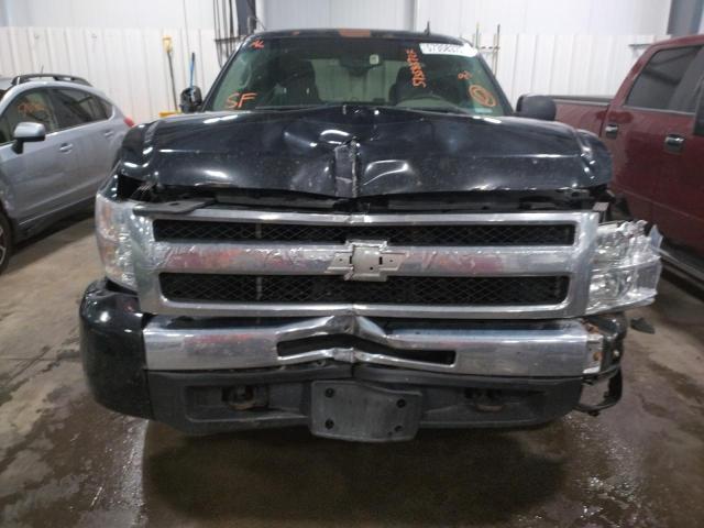 1GCSKREA4AZ166995 - 2010 CHEVROLET silverado BLACK photo 9