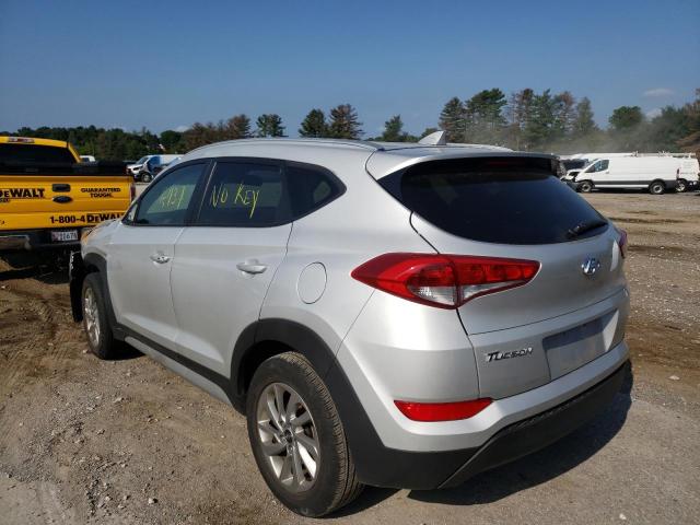 KM8J33A43JU770164 - 2018 HYUNDAI TUCSON SEL SILVER photo 3