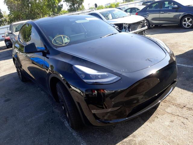 7SAYGDEF1NF348789 - 2022 TESLA MODEL Y Noir photo 1