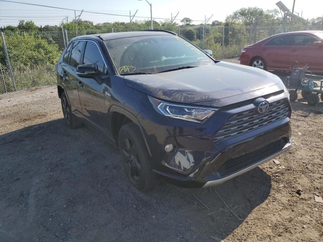 JTMEWRFV7LJ048024 - 2020 TOYOTA RAV4 XSE BLUE photo 1