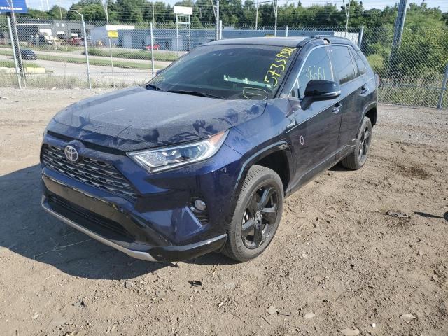 JTMEWRFV7LJ048024 - 2020 TOYOTA RAV4 XSE BLUE photo 2