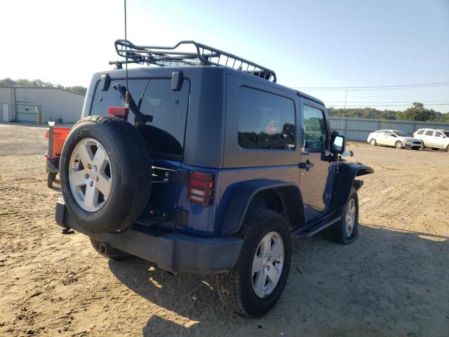 1J4AA2D13AL223675 - 2010 JEEP WRANGLER S BLUE photo 4