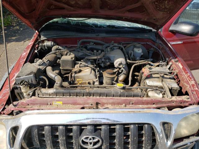 5TEWM72N52Z077725 - 2002 TOYOTA TACOMA XTR RED photo 7