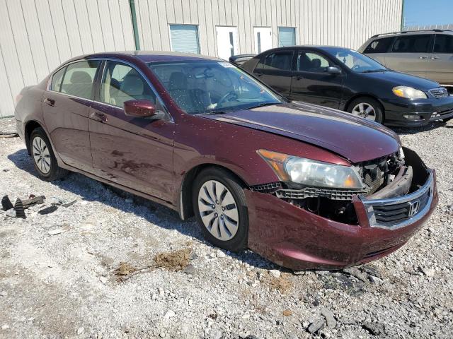 1HGCP26318A154407 - 2008 HONDA ACCORD LX MAROON photo 1