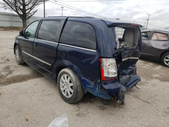 2C4RC1BG1DR667976 - 2013 CHRYSLER TOWN & COU BLUE photo 3