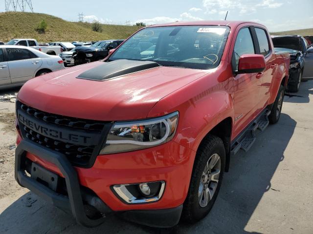 1GCGTDEN5J1142633 - 2018 CHEVROLET COLORADO Z RED photo 2