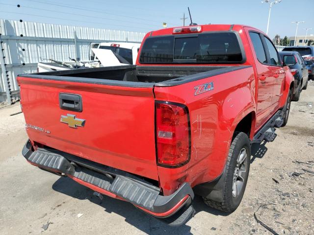 1GCGTDEN5J1142633 - 2018 CHEVROLET COLORADO Z RED photo 4