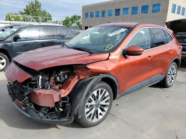 1FMCU9J94LUB07404 - 2020 FORD ESCAPE TIT ORANGE photo 2