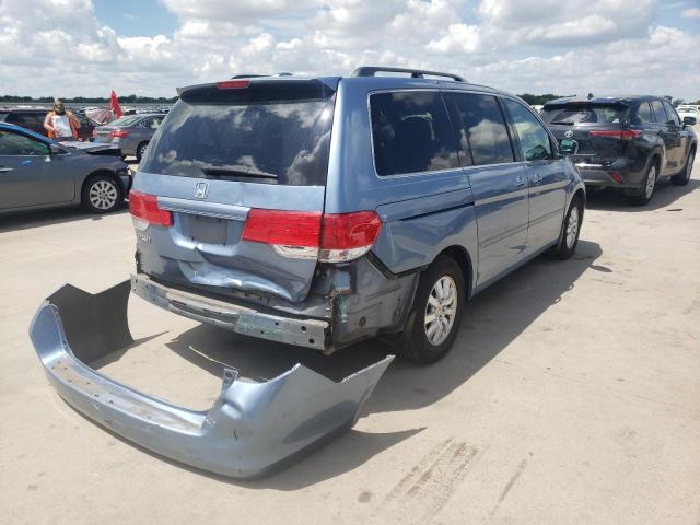 5FNRL38618B076204 - 2008 HONDA ODYSSEY EX BLUE photo 9