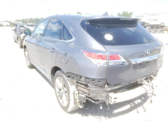 JTJZB1BA1D2009469 - 2013 LEXUS RX 450 GRAY photo 3