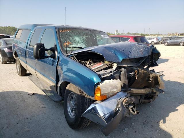 1FTSW30F3YED67129 - 2000 FORD F350 SRW S BLUE photo 1