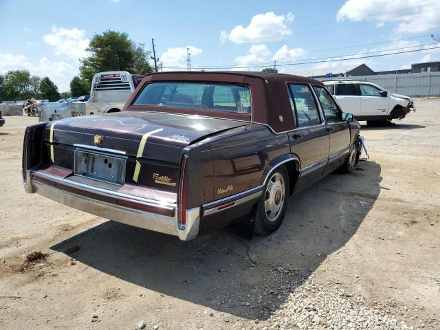 1G6CD53B9P4236891 - 1993 CADILLAC DEVILLE BURGUNDY photo 4