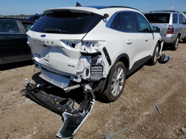 1FMCU9J9XMUA79433 - 2021 FORD ESCAPE TIT WHITE photo 4