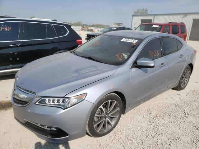 19UUB2F36FA014854 - 2015 ACURA TLX GRAY photo 2