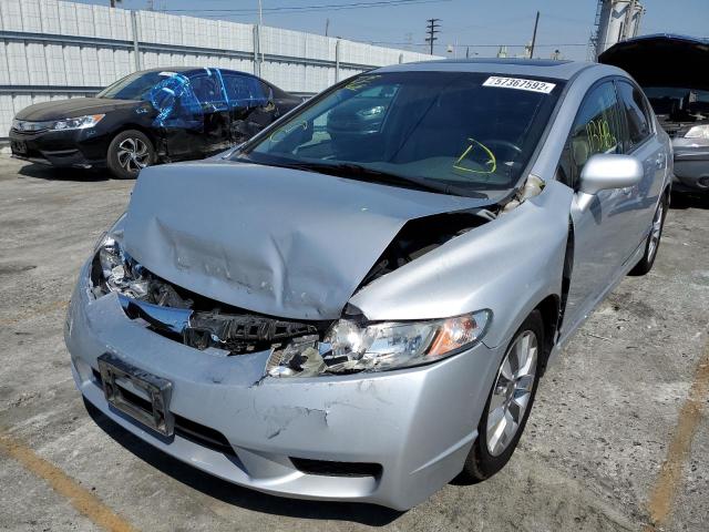2HGFA1F99AH516293 - 2010 HONDA CIVIC EXL 银色 照片 2