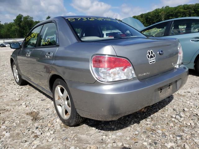 JF1GD61697H525276 - 2007 SUBARU IMPREZA SILVER photo 3