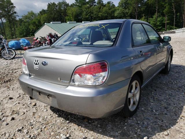 JF1GD61697H525276 - 2007 SUBARU IMPREZA SILVER photo 4