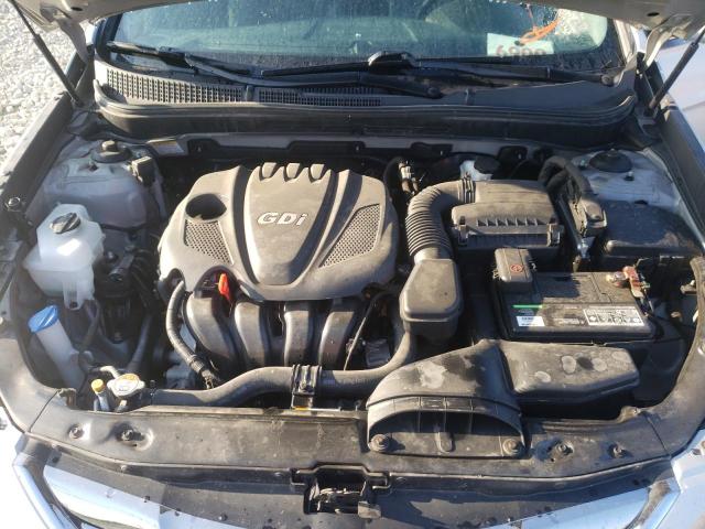 5NPEC4AC6DH785128 - 2013 HYUNDAI SONATA SE SILVER photo 7