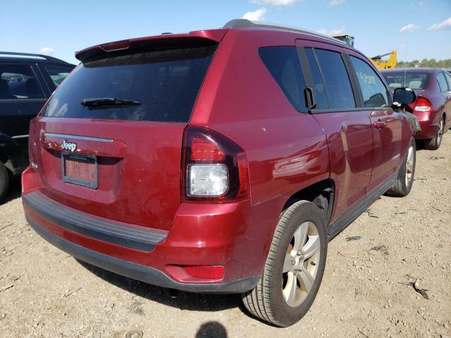 1C4NJDBB5GD756452 - 2016 JEEP COMPASS SP RED photo 4