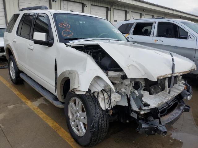 1FMEU7EE6AUB15568 - 2010 FORD EXPLORER E WHITE photo 1