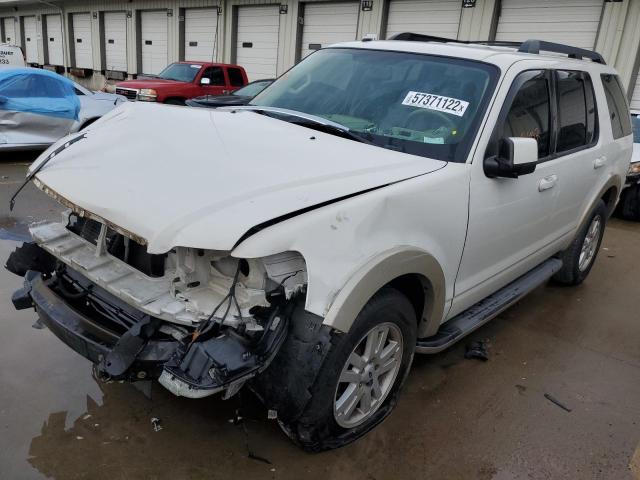 1FMEU7EE6AUB15568 - 2010 FORD EXPLORER E WHITE photo 2