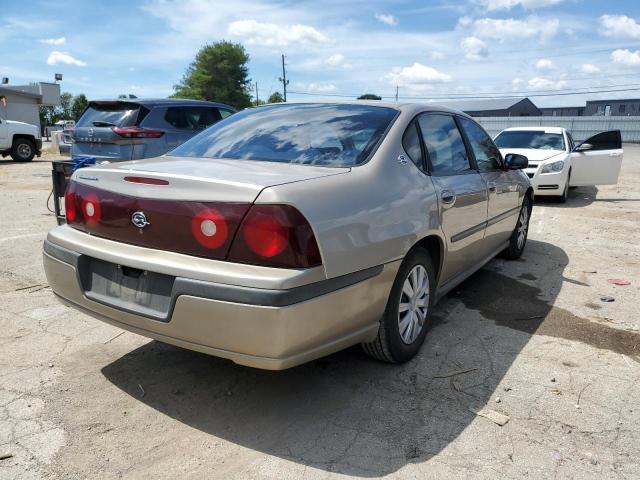 2G1WF52E939366489 - 2003 CHEVROLET IMPALA TAN photo 4