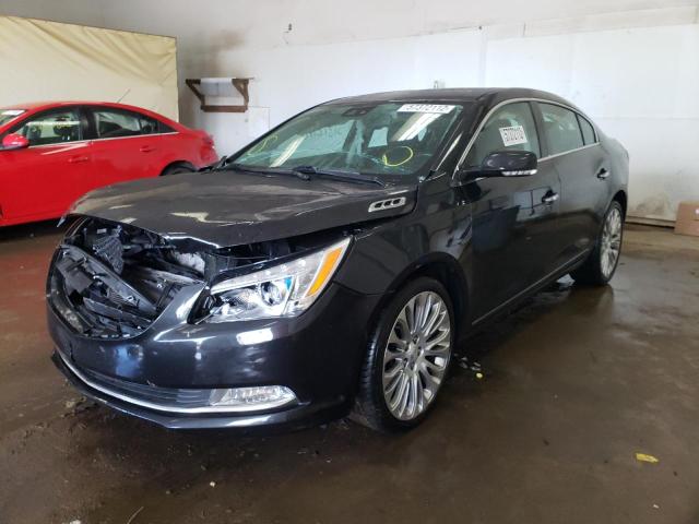 1G4GF5G37EF144123 - 2014 BUICK LACROSSE T BLACK photo 2