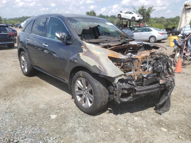 2HNYD2H50BH520243 - 2011 ACURA MDX ADVANC GRAY photo 1