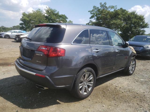 2HNYD2H50BH520243 - 2011 ACURA MDX ADVANC GRAY photo 4