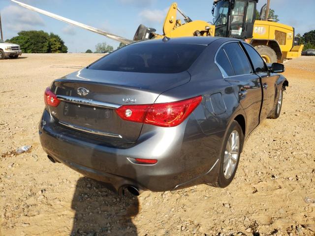 JN1CV7AR7GM250698 - 2016 INFINITI Q50 BASE GRAY photo 4