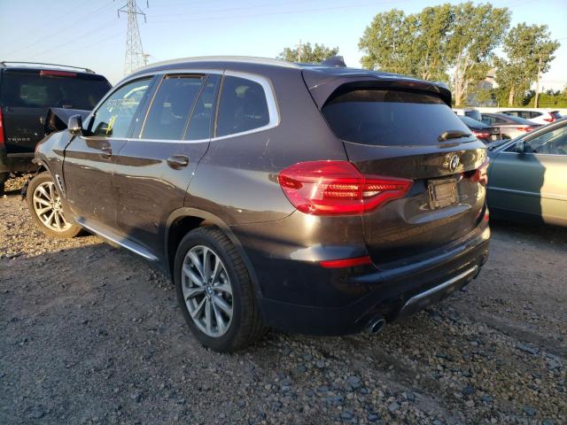 5UXTR9C5XJLC82731 - 2018 BMW X3 XDRIVE3 BLACK photo 3