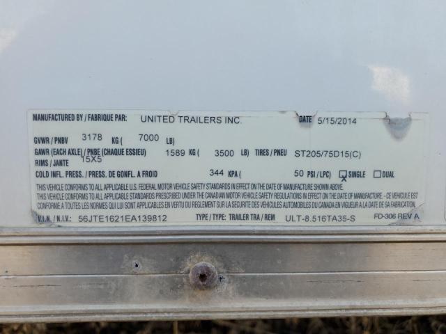 56JTE1621EA139812 - 2014 UNIT UTILITY TR თეთრი ფოტო 10