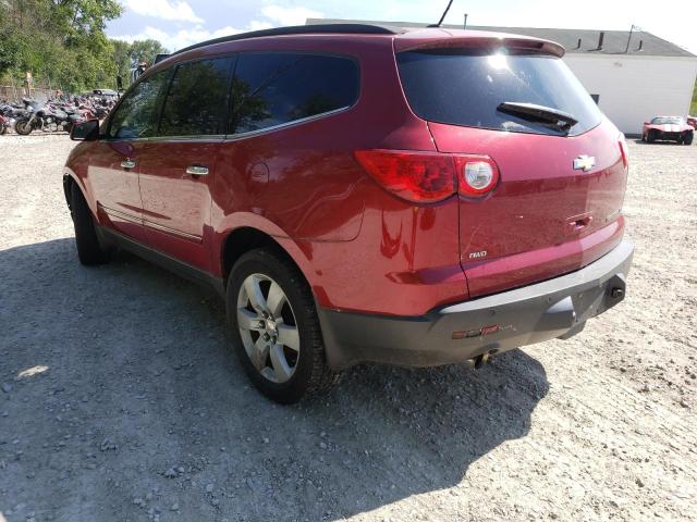 1GNKVLED3CJ107251 - 2012 CHEVROLET TRAVERSE L RED photo 3