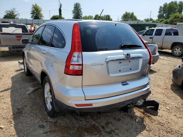 JHLRE4H79BC034735 - 2011 HONDA CR-V EXL SILVER photo 3