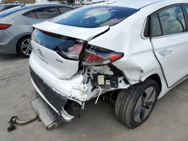 KMHC05LC4LU195707 - 2020 HYUNDAI IONIQ LIMI WHITE photo 9