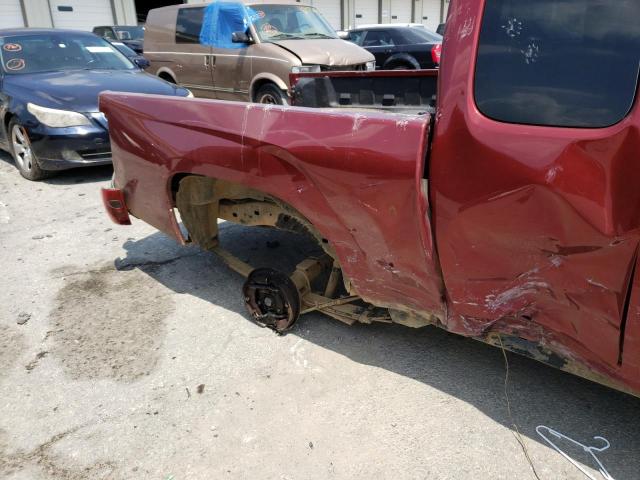 1GCESCD95A8109468 - 2010 CHEVROLET COLORADO L RED photo 9
