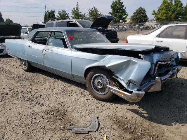 3Y82A827337 - 1973 LINCOLN CONTINITAL BLUE photo 1