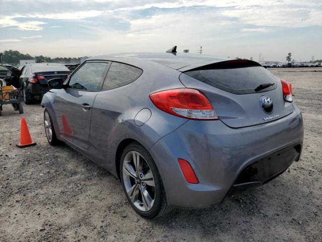 KMHTC6AD0HU323327 - 2017 HYUNDAI VELOSTER GRAY photo 3