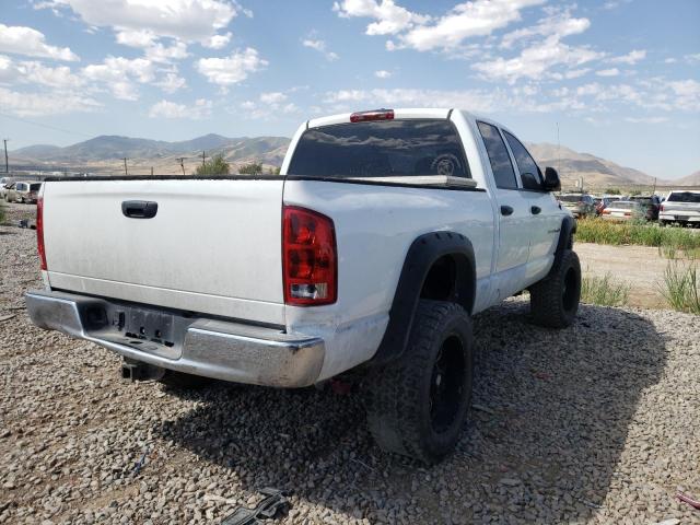 3D7KS28C85G818341 - 2005 DODGE RAM 2500 S WHITE photo 4