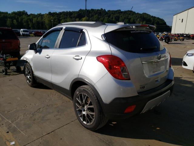 KL4CJ1SM0GB612255 - 2016 BUICK ENCORE SPO SILVER photo 3