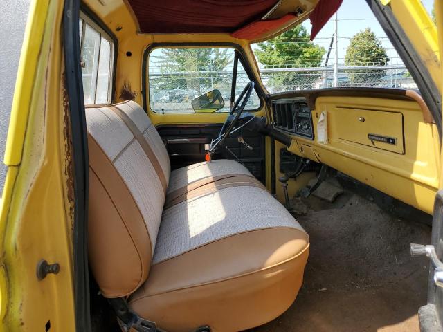 F26YLX32197 - 1975 FORD F150 YELLOW photo 5