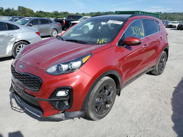 KNDP63AC3L7722551 - 2020 KIA SPORTAGE S RED photo 2