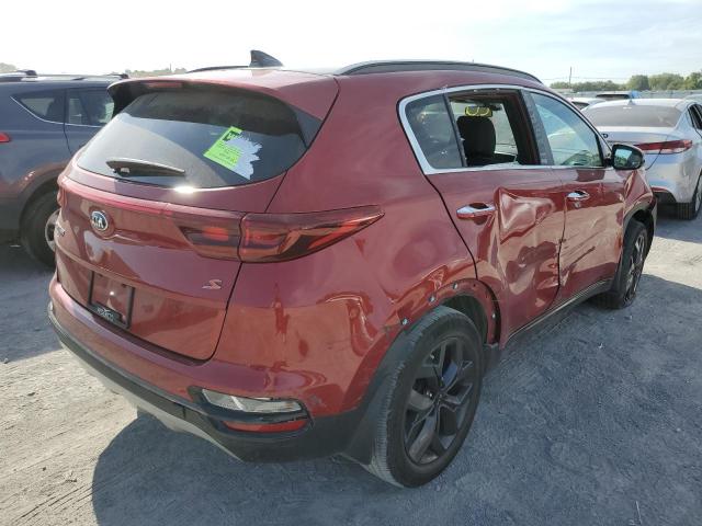 KNDP63AC3L7722551 - 2020 KIA SPORTAGE S RED photo 4