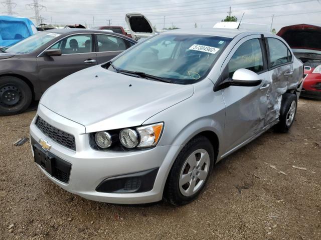 1G1JA5SH5E4155315 - 2014 CHEVROLET SONIC LS SILVER photo 2