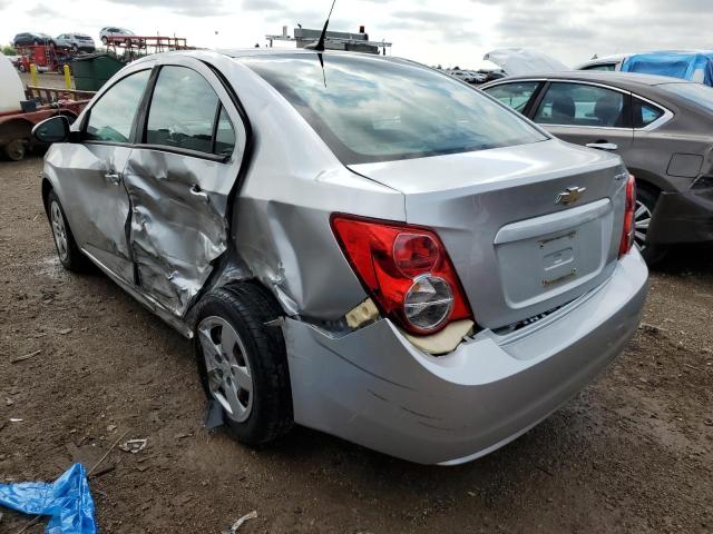 1G1JA5SH5E4155315 - 2014 CHEVROLET SONIC LS SILVER photo 3