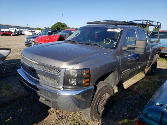 3GCPKSE74DG147269 - 2013 CHEVROLET SILVERADO GRAY photo 2