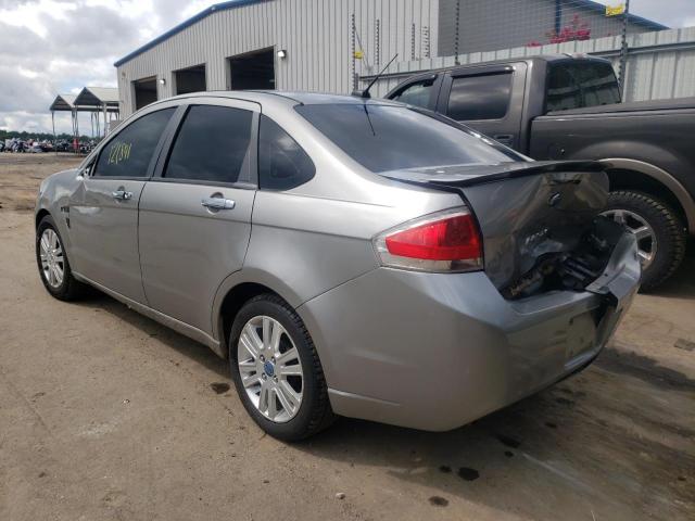 1FAHP35N58W213240 - 2008 FORD FOCUS SE SILVER photo 3