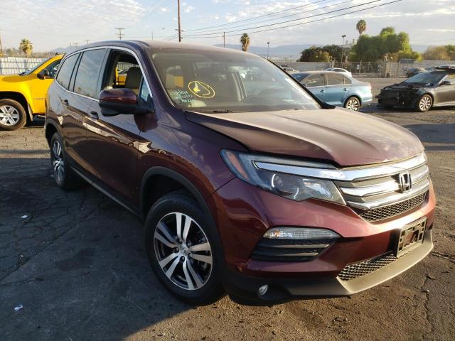 5FNYF5H73JB024618 - 2018 HONDA PILOT EXLN BURGUNDY photo 1