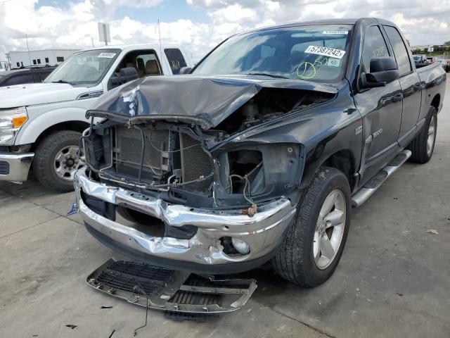 1D7HA18217J570577 - 2007 DODGE RAM 1500 S BLACK photo 2